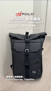 APOLO Fashion Backpack / Laptop Backpack / Two Pocket Backpack / Backpack (Grade A Waterproof Fabric) 12646HS