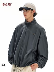 BJHG | Áo Khoác Dáng Đứng Cổ Trụ Nam Mùa Thu