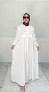 Zahra DRESS /Gamis Pololinen polos/Gamis Remaja Kekinian
