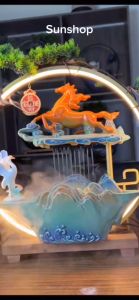 Thác Nước Phong Thủy Trầm Hương Ngựa Xanh Cao Cấp Quà Tặng Tân Gia Quà Tặng Khai Trương May Mắn Tài Lộc Bình An Cho Gia Chủ.