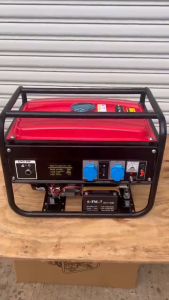 REAIM Portable Gasoline Generator  High-power   Household Outdoor Small Generator HighManual Start Generator All-copper Generator Set Efficient Strong Endurance Generator Portable Generator