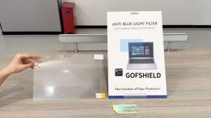 Hanging Blue Light Blocking Screen Filter 14‑27Inch 16:9 PC Monitor Anti‑UV Acrylic Eye Protection