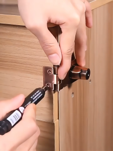 Chốt Khóa Cửa Thẳng Kèm Khóa Nhiều Kích Thước Thích Hợp Nhiều Loại Cửa - 848