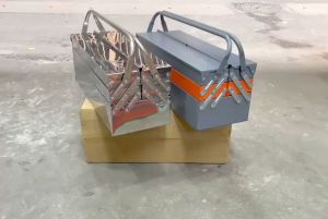 Thùng đựng đồ nghê đa năng 3 tầng 5 ngăn chất liệu inox LOẠI DÀY CỨNG CÁP  Hộp đựng dụng cụ sửa chữa tiện lợi