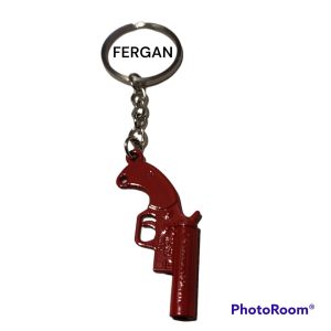 GANTUNGAN KUNCI MINI SENJATA SENAPAN MAINAN MINIATURE TOY GUN PUBG KEYCHAIN AKSESORIS CROME