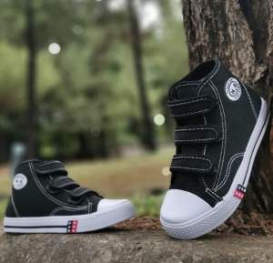 Sepatu Sekolah NB Perekat Tampa Tali Sepatu Anak Sekolah import Premium TK SD SMP