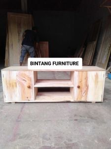 READY STOK Meja Tv Kayu Aesthetic Minimalis Rak TV Serbaguna Murah