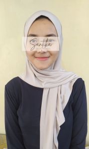 HIJAB INSTAN SEGITIGA SANTIKA JERSEY PREMIUM