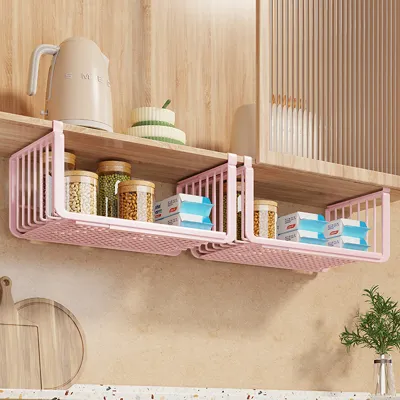 MENGBINFEN | Adjustable Hanging Storage Shelf No Drilling Required