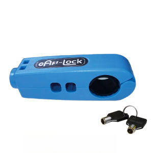 JUSTINLAU Motorcycle Handlebar Lock Anti Theft Brake Throttle Lock Universal for Scooter ATV Bike Motorbike Safety  Protection
