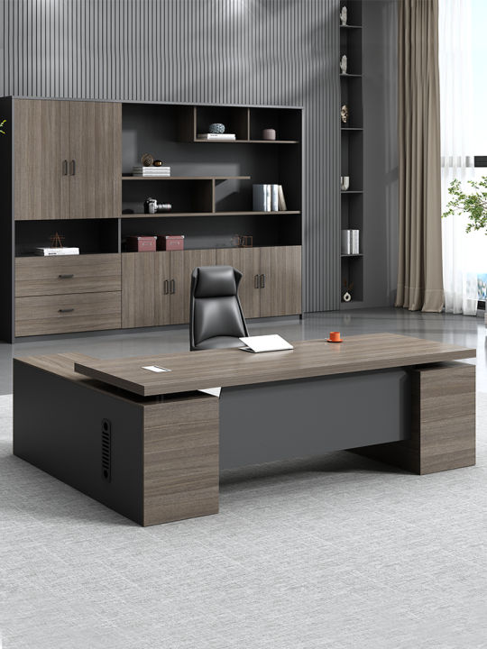 Modern Simplistic Office Desk for Executives Large Size Chief Manager