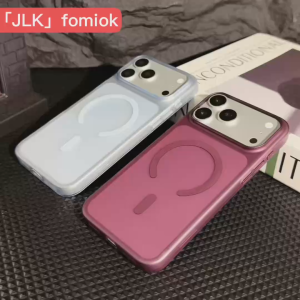 [JLK] MagSafe Case Casing iPhone 15 14 13 12 11 Pro Max Plus 17Pro 18Pro Clear Magnetic Phone Case Wireless Charge Transparent Hard PC Slim Cover