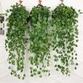 Cây nhân tạo dây leo treo tường mô phỏng cây leo treo tường trong nhà cây xanh trang trí tường giả hoa cây mây. 