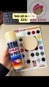 Sơn xịt màu kem nhạt sữa be ATM A243 Wool Beige