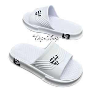 TS Sandal Selop Pria Anak-anak Dewasa Size 32-43 Slip On Kekinian Bahan Eva Polos Putih Cowok Anak-anak Dewasa Sendal EH81