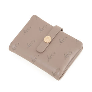 กระเป๋าเงินใบเล็กลาย พิมพ์ซิป ที่ดีสำหรับผู้หญิง กระเป๋าสตางค์ ผู้สูงชม สวยท้าทาย สายมามูม