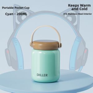 Diller | Stylish Compact Stainless Steel Vacuum Flask 316