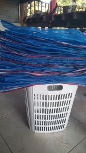 ถุงไส่ปลา ถุงไส่กบ ถุงไส่ตั๊กแตน 10 ใบ