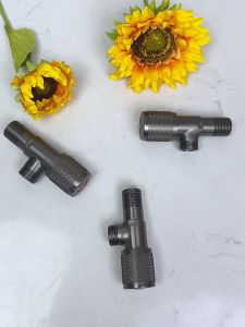 Two-way 1/2Faucet Angle Valve kitchen and bathroom toilet high quality 2 ways Brass Electroplating