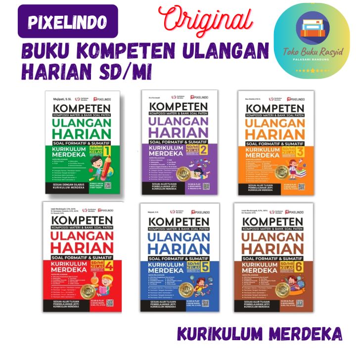 BUKU KOMPETEN ULANGAN HARIAN SD/MI KELAS 1 2 3 4 5 6 PIXELINDO | Lazada ...