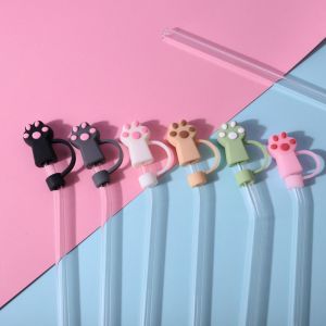 ZEEMIN ขายร้อนข้ามพรมแดน 10 มม. หนาขนาดใหญ่กรงเล็บแมวฝาฟาง PVC กาวอ่อน Slidan ถ้วยน้ำฝาฟางกันฝุ่น