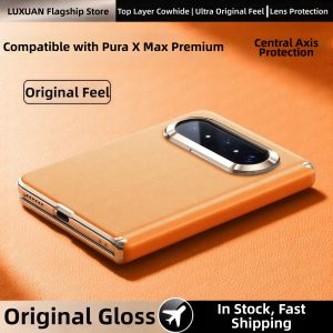 LUXUAN | Leather Collection Magnetic Rotating Stand Case Full Protection Shockproof