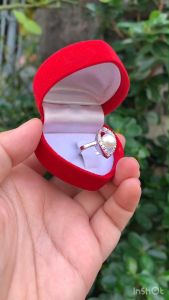 แหวนไข่มุกแท้(Pearl)สี ขาวนวล เงินแท้ 92.5% เคลือบทองคำขาว ไซส์นิ้ว 52 หรือ 6 US สินค้าส่งในกล่องเครื่องประดับ พร้อมใบรับประกัน