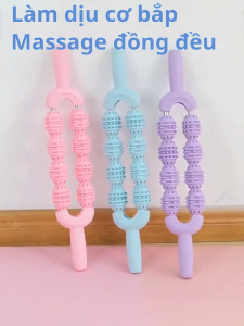 Gậy Massage Wolf Hai Lớp Spike Ball - Giúp Giảm Béo và Thư Giãn Cơ Chân Gậy Massage Gai Nhọn Hải Lang Lớp Đôi Cao Cấp - Thư Giãn Cơ Chân Massage Cổ Tay Chân Thủ Công Lăn Mát Xa Thư Giãn Cơ Lưng/Chân Gậy Yoga Con Lăn Thông Kinh Lạc
