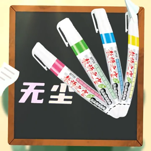 Dust-Free Liquid Chalk Pen - White Erasable Water-Based for Teachers Blackboard
