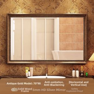 Vintage Wall-mounted HD Bathroom Mirror
