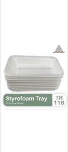 STYROFOAM TRAY TR 11 B STEROFOAM TRAY TR-11B FOAM TRAY GABUS BUAH PACK 10 PCS