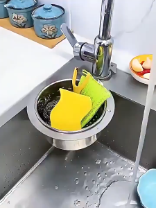 Rổ lọc rác inox chống tắc thoát nước bồn rửa chén