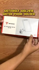 Motowolf MDL2818 Cover Handphone Stang Spion Motor Phone Holder Touchscreen Motorcycle Universal