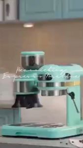 Beannieking Espresso Machine Semi Auto Grinded Coffee Machine Steamed Milk Function Coffee Hardware Coffee Beans
