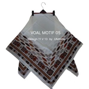 HIJAB SEGI EMPAT UMAMA VOAL MOTIF 05 / UMAMA SCRAF JILBAB SEGIEMPAT MODEL VOAL MOTIF 11 V.13 / UMAMA SQUARE HIJAB WANITA BAHAN COTTON VOAL UKURAN 110 X 110 CM