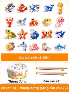 TONGMUXING | Đồ Chơi Gỗ Từ Tính Giáo Dục Sớm 1-3 Tuổi