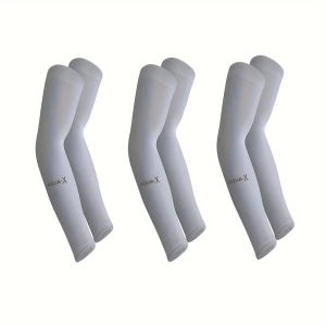 3 Chiếc Tay Áo Chống Nắng Làm Mát Bằng Vải Lụa Đá Dùng Được Cho Cả Nam Và Nữ Bảo Vệ Khỏi Tia UV Lý Tưởng Cho Hoạt Động Ngoài Trời Đạp Xe Mùa Hè.