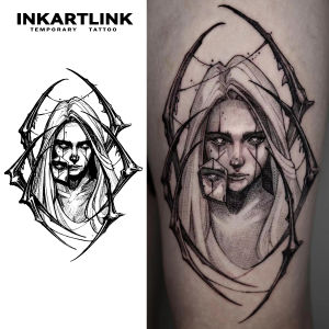 Spider Woman Temporary Tattoo Sticker: A Waterproof Magic Tattoo Lasting up to 15 Days