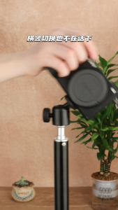 Giá đỡ đầu bi ba chân Hợp kim nhôm 360 Xoay 1 / 4 "Vít hỗ trợ kim loại Phụ kiện máy ảnh