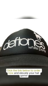 DEFTONES ROCK N ROLL BAND TRUCKER /NET ADJUSTABLE CAP