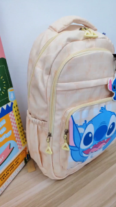 < D1-M6611 > 46CM STITCH Design School Korea Backpack / Beg Galas Sekolah Rendah & Menengah / Kids Girl Kanak-Kanak