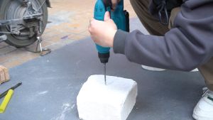 1000W ค้อนไฟฟ้าไร้สายสว่านเจาะแรงกระแทก (10 ชิ้นสว่าน)Makita 88VF 3600rpm แบบมือถือชาร์จไฟได้มัลติฟังก์ชั่นสว่านกระแทกไฟฟ้าสำหรับ