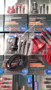 Tẩu sạc PuGan (45-6A-10A)  sạc nhanh QC 3.0 Điện áp từ 9V-32V - dây cáp siêu bền