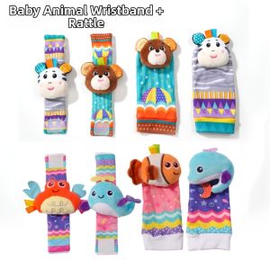 Baby Newborn Gift Wrist and Sock Rattle Toy