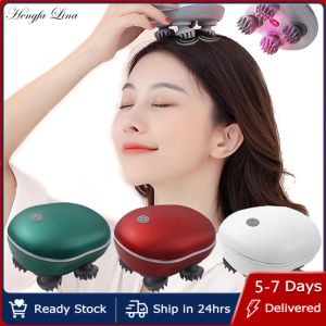Hengfa Lina Electric Head Massager Octopus Claw Scalp Stress Relief Head Scratcher Relief Mini Head Massager Rechargeable Body Massage