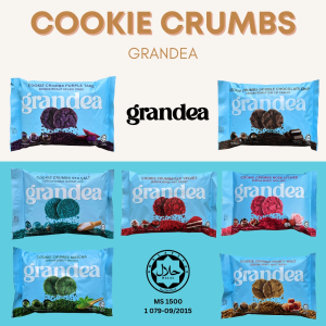 Grandea Cookie Crumbs Matcha 454g | Serdak Biskut Matcha | Halal Certified
