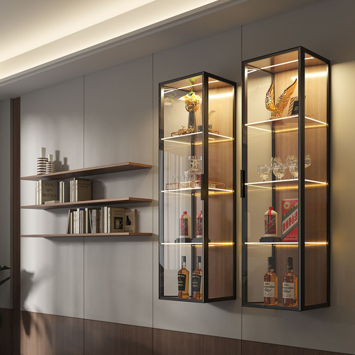 Italian Minimalist Wall Cupboard Living Room Accessible Luxury Home