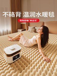 Quiet Noiseless Water Circulation Electric Blanket Double Size Heating Pad Anti-Bacterial Fabric Timer Function Overheat Protection