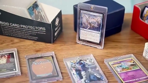 5ชิ้น ที่ใส่การ์ดแม่เหล็ก / ที่ใส่การ์ดรูปภาพอะคริลิก / ซองใส่การ์ดรูปภาพใสแบบ Toploaders / การ์ด KPOP การ์ด NBA กล่องใส่การ์ดแม่เหล็กสำหรับสะสม