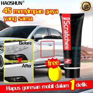 100% ASLI ! Rubbing compound Penghilang 100ml Memperbaiki goresan garis rambut dengan mudah Menghilangkan tanda skala lapisan oksida Goresan cabang Goresan pusaran Dan pola matahari lecet Baret motor mobil Beret halus pengkilat